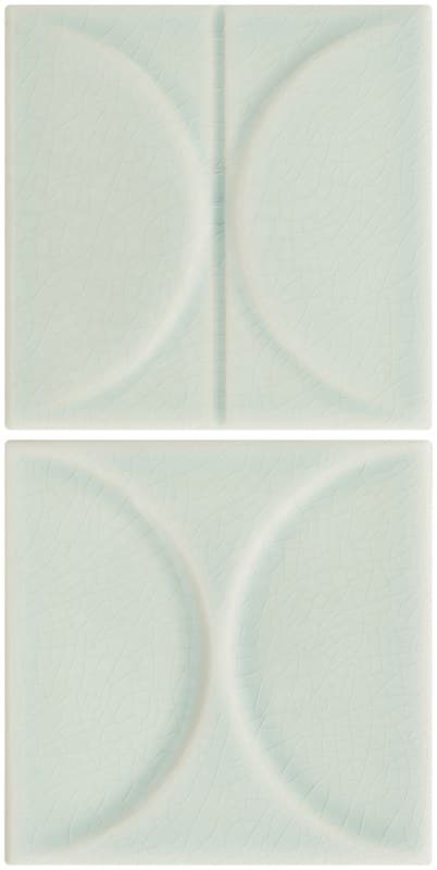 Opificio Ceramico Rondò Decoro Acquamarina