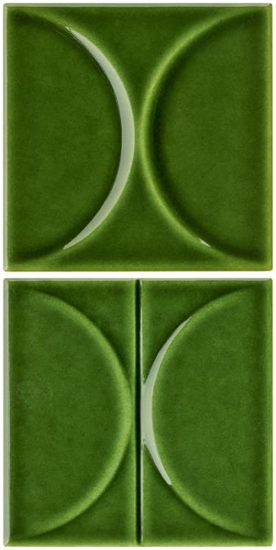 Opificio Ceramico Rondò Decoro Smeraldo