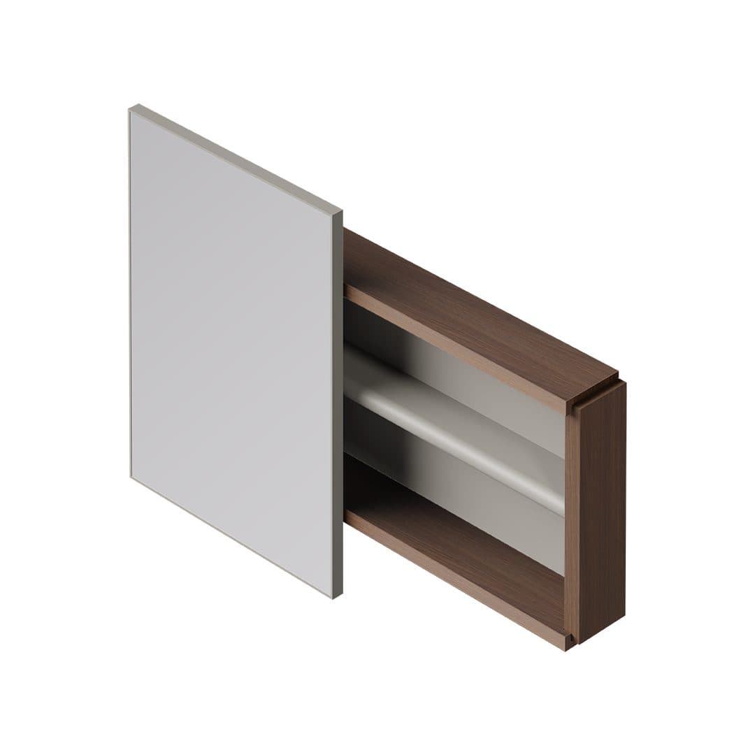 Alice Lari Rectangular – Καθρέπτης Μπάνιου – Grigio Matt (MSP85ID19)