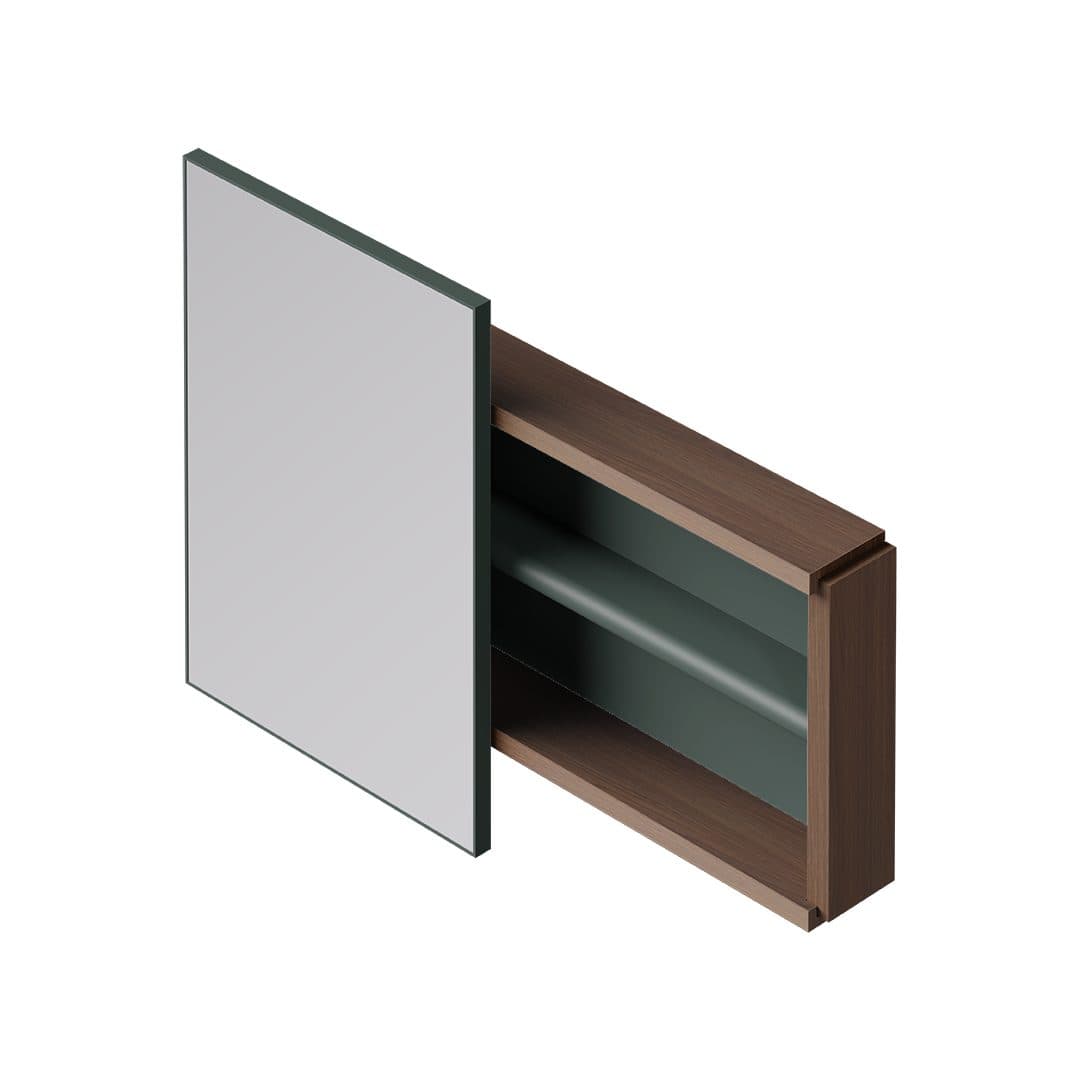 Alice Lari Rectangular – Καθρέπτης Μπάνιου – Verde Alpi Matt (MSP85ID39)
