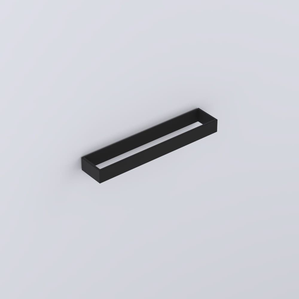 Cielo Rectangular towel rails 30 – Πετσετοκρεμάστρα – Matt Black (ACPR30 NM)