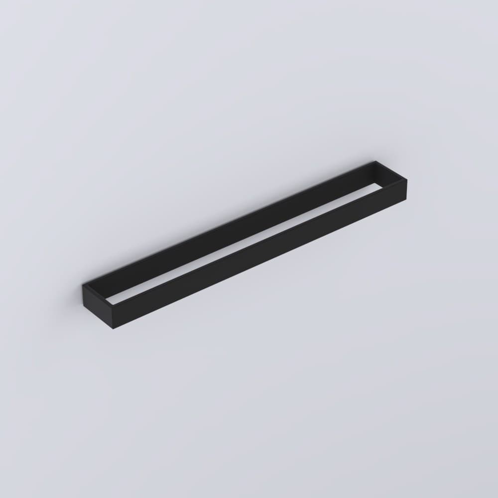 Cielo Rectangular towel rails 45 – Πετσετοκρεμάστρα – Matt Black (ACPR45 NM)