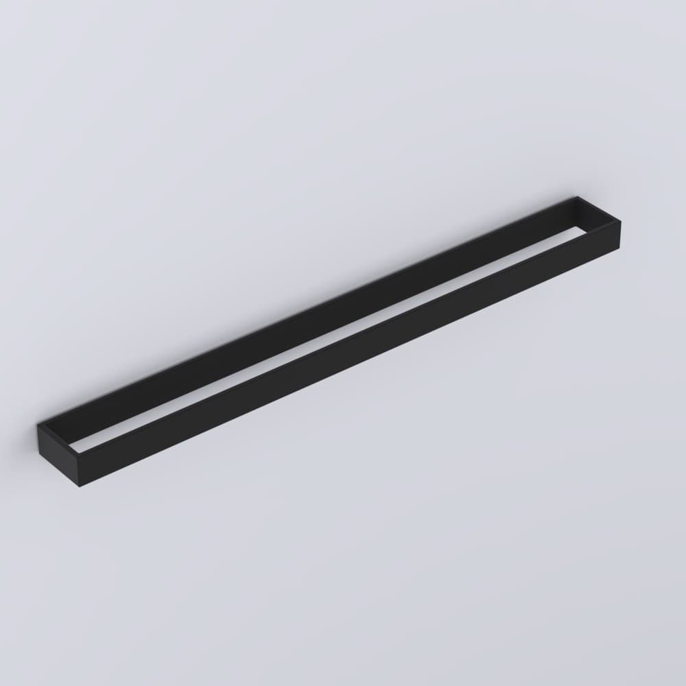 Cielo Rectangular towel rails 60 – Πετσετοκρεμάστρα – Matt Black (ACPR60 NM)