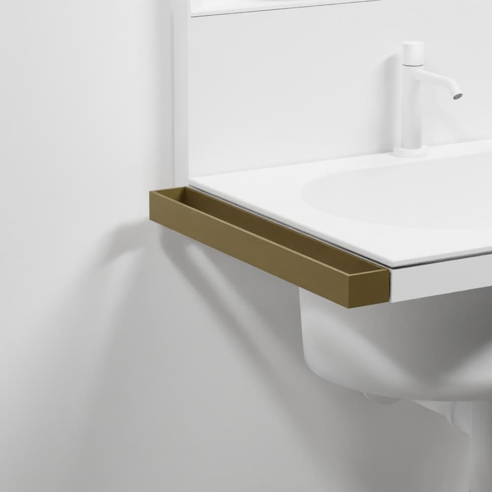 Cielo Elle towel rail left  right – Πετσετοκρεμάστρα – Bronze Brushed (ELPL BZ)