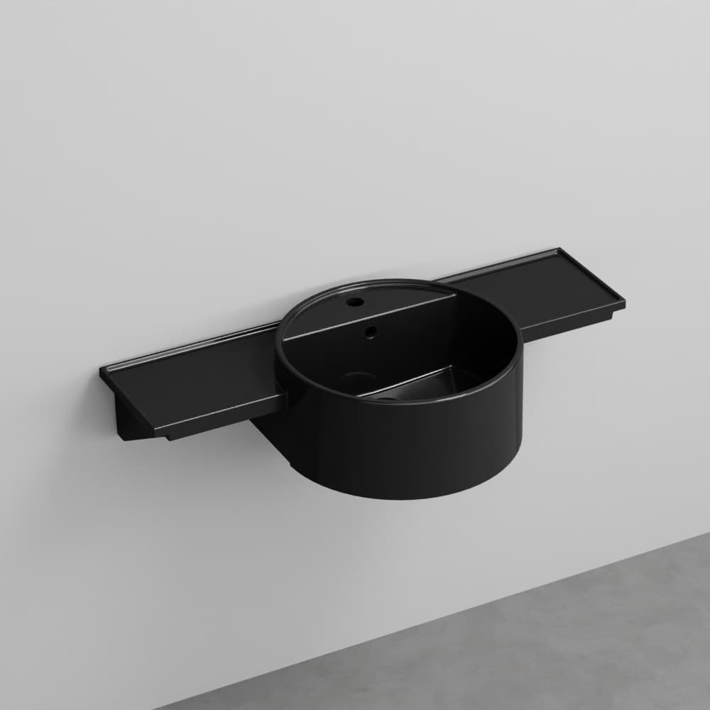 Cielo Enea – Νιπτήρας Κρεμαστός – Black Glossy (ENLS100N N)