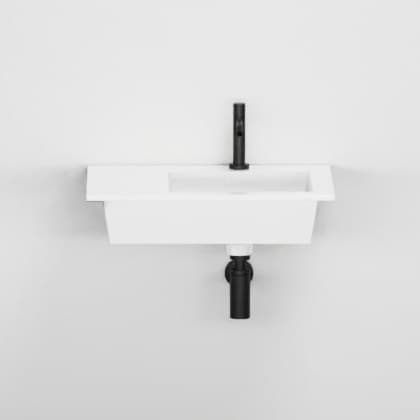 Cielo Era 60 suspended with right basin – Νιπτήρας Επικαθήμενος – White Glossy (ERLA60DX BL)