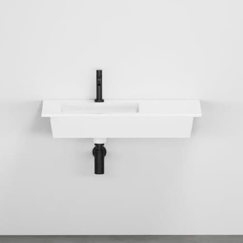 Cielo Era 80 suspended with left basin – Νιπτήρας Επικαθήμενος – White Glossy (ERLA80SX BL)