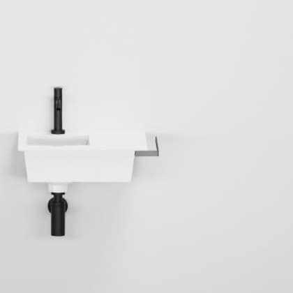 Cielo Towel rail for Era – Πετσετοκρεμάστρα – cm 45 x 34 x 14 h – Cemento (ERPL45 CM)