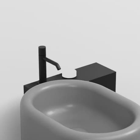 Cielo Itaca with steel fitting, right side – Ράφι – Matt Black (ITMBDXNM NM)