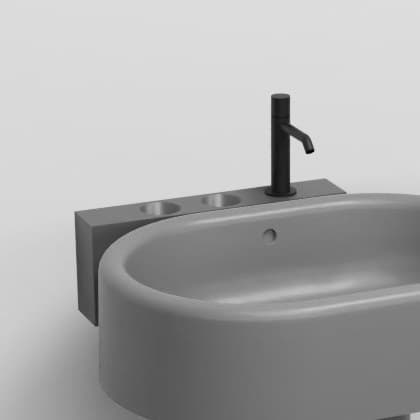 Cielo Shelf (mandatory with metal cup and dispenser) – Ράφι – Cemento (ITMLSX CM)