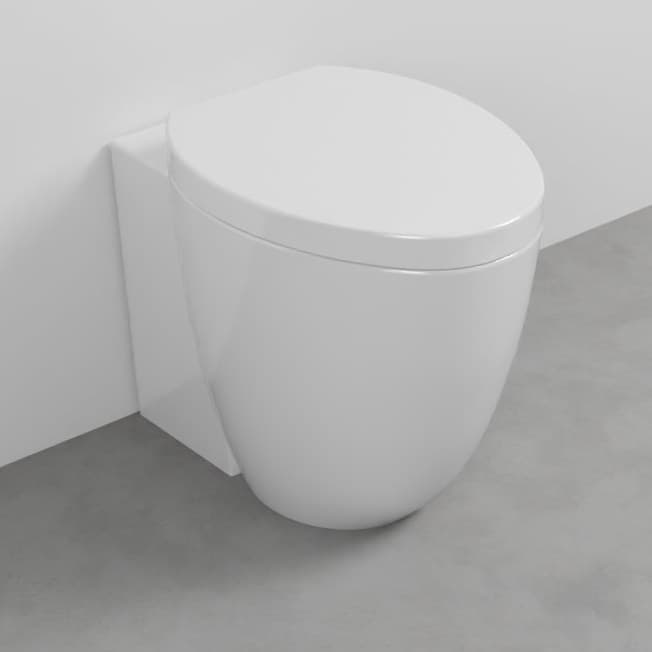 Cielo Le Giare – Λεκάνη Δαπέδου – White Glossy (LGVA BL)
