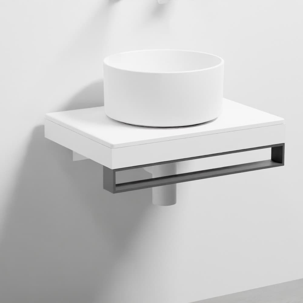 Cielo Minimultiplo front towel rail – Πετσετοκρεμάστρα – Cemento (MUPSF40 CM)