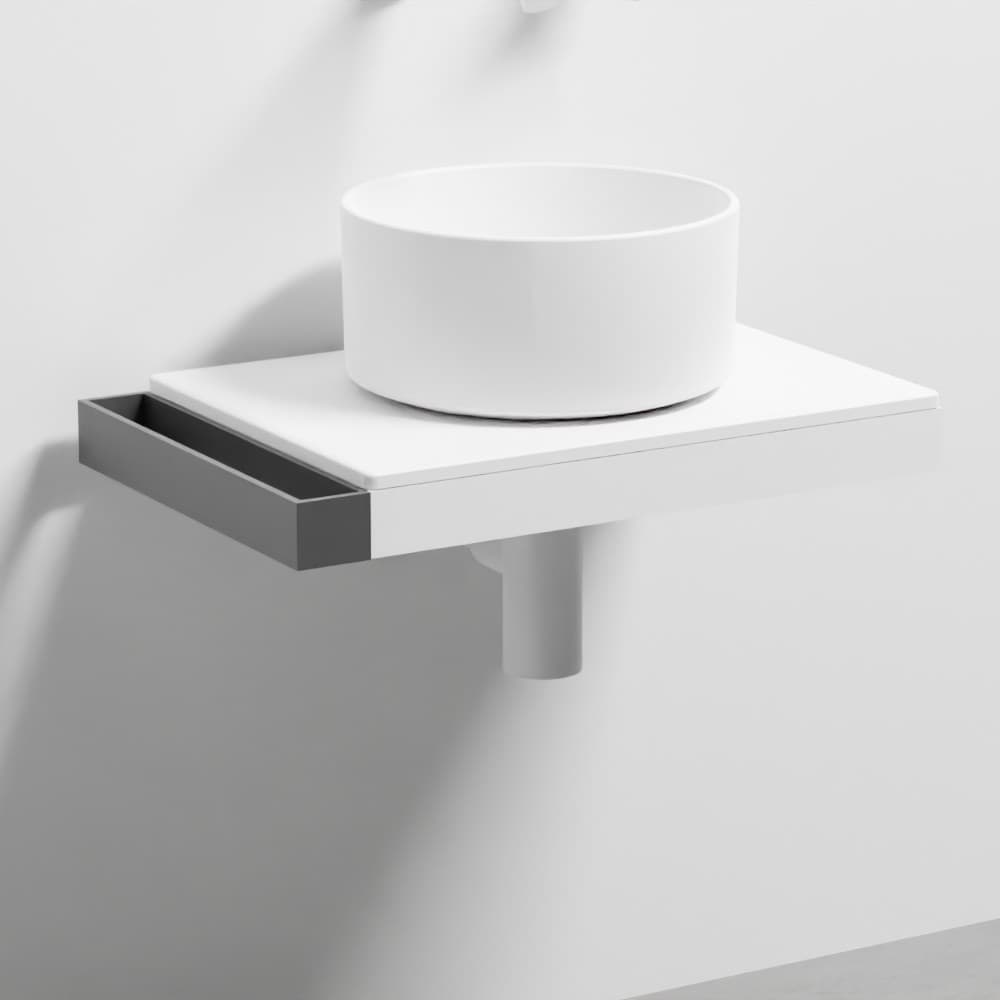 Cielo Lateral towel rail - left – Πετσετοκρεμάστρα – Cemento (MUPSL40 CM)