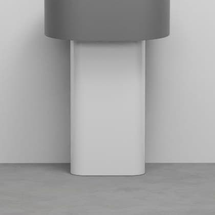 Cielo Otis oval with – Βάση Νιπτήρα – White Glossy (OTCOL BL)