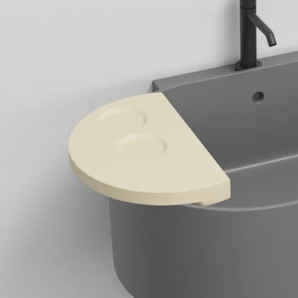 Cielo Semicircular shelf – Ράφι – Canapa (OTMSCOLOR CN)