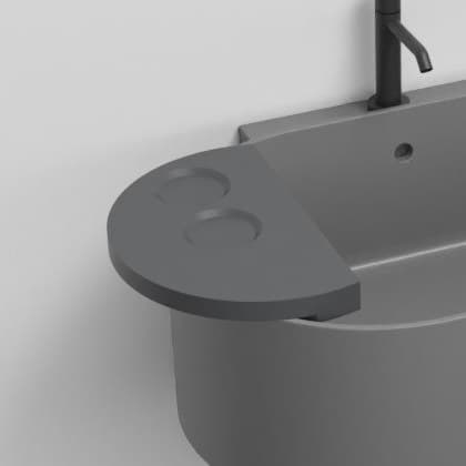 Cielo Semicircular shelf – Ράφι – Lavagna (OTMSCOLOR LV)