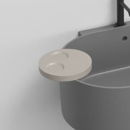Cielo Round shelf – Ράφι – Avena (OTMTCOLOR AV)