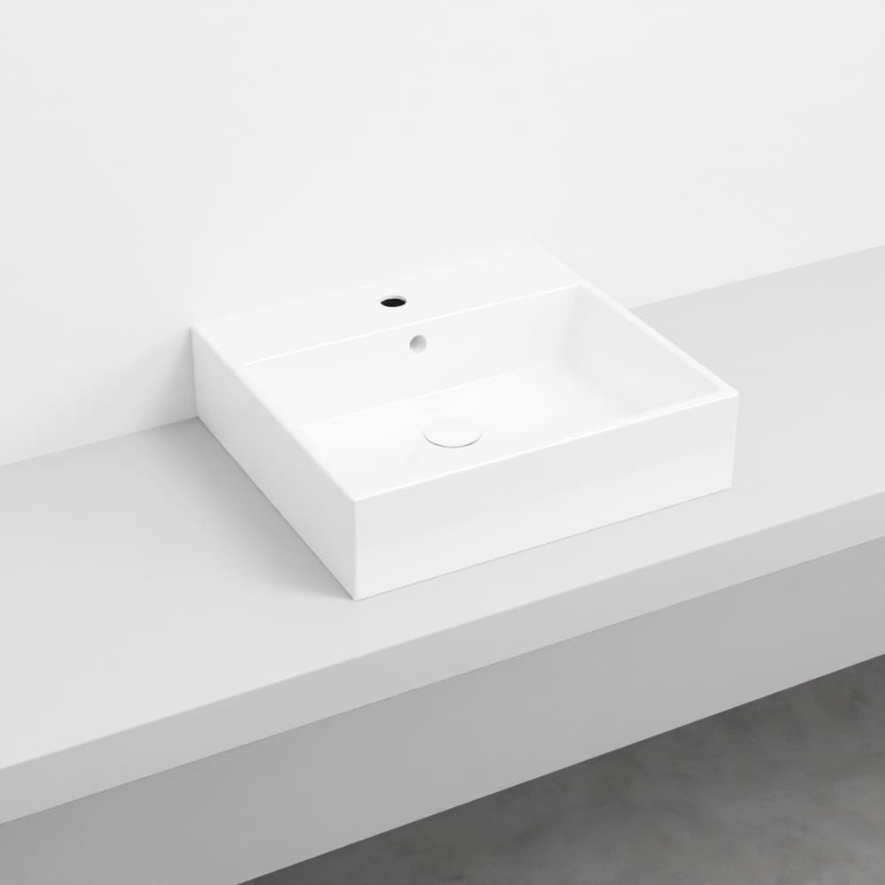 Cielo Smile 50 – Νιπτήρας Επικαθήμενος – White Glossy (SMLAA50 BL)