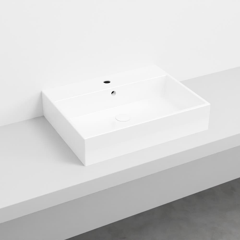 Cielo Smile 60 – Νιπτήρας Επικαθήμενος – White Glossy (SMLAA60 BL)