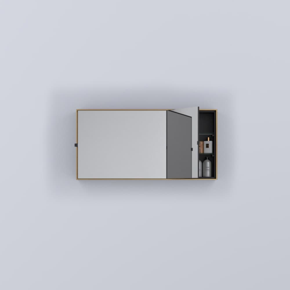 Cielo Simple Box – Καθρέπτης Μπάνιου – Bronze Brushed (SPSB BZ)