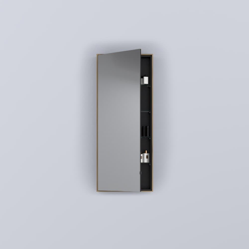 Cielo Simple Tall Box – Καθρέπτης Μπάνιου – Bronze Brushed (SPSTB BZ)