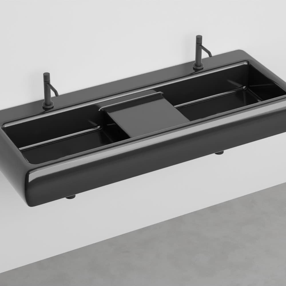 Cielo Teseo 140 suspended – Νιπτήρας Επικαθήμενος – Black Glossy (TSLS140N N)