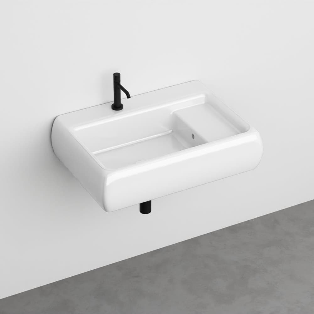 Cielo Teseo 75 suspended – Νιπτήρας Επικαθήμενος – White Glossy (TSLS75 BL)
