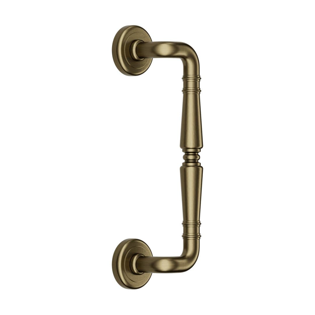 DnD Daniela – Λαβή Εξώπορτας – Έκκεντρη στήριξη (spostato) – Matt satin bronze (1170-OGH)