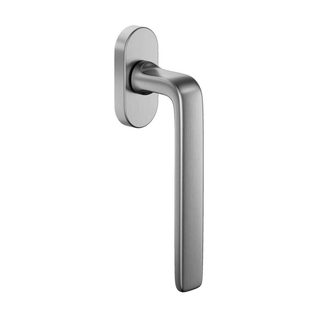 DnD Elena – Πόμολο Παραθύρου – DK VIS Ovale – Satin chrome (119V-OCS)