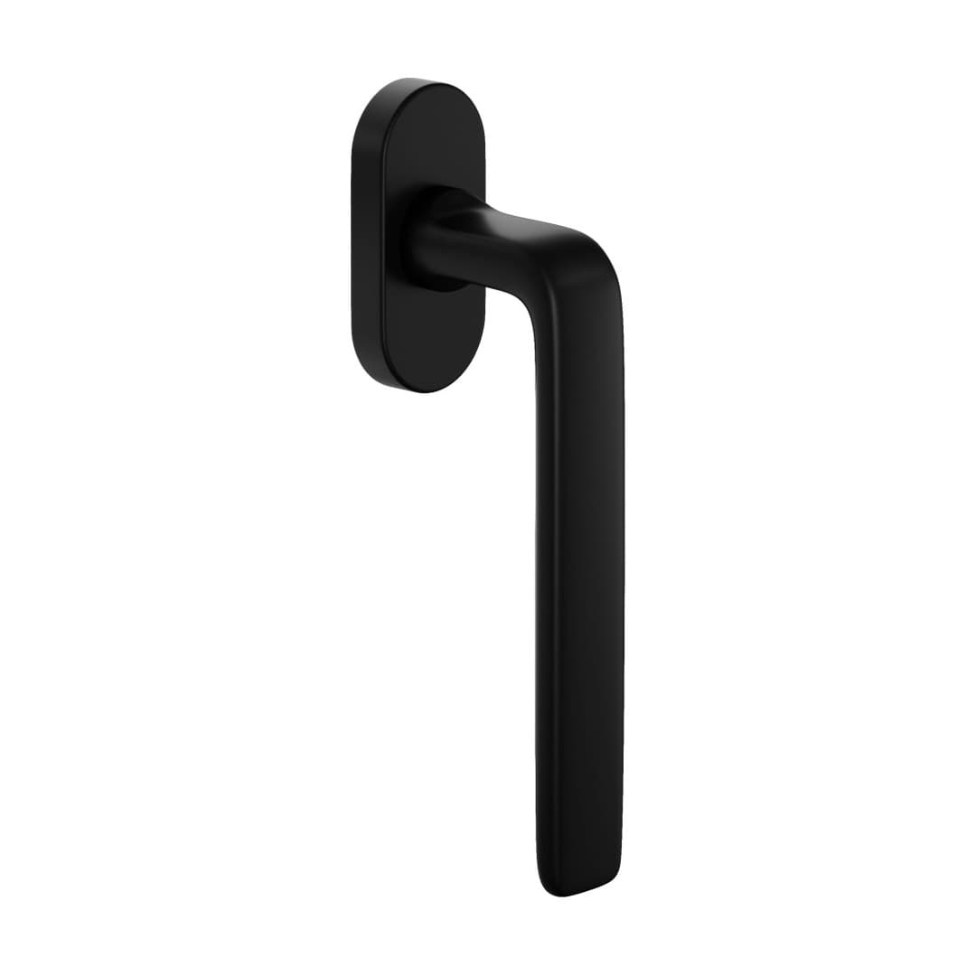 DnD Elena – Πόμολο Παραθύρου – DK VIS Ovale – Black (119V-ONO)