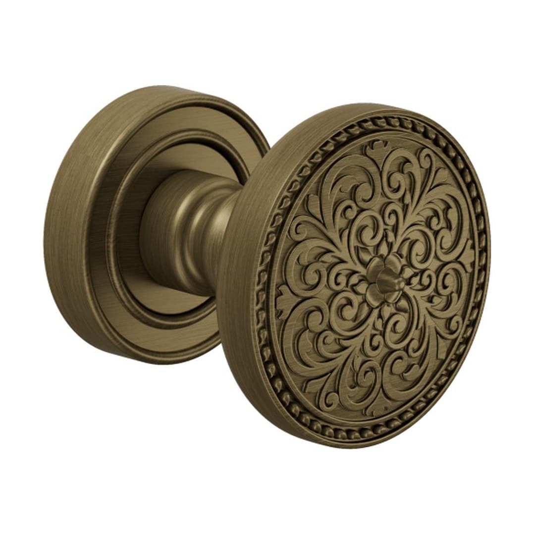 DnD Fiorenza – Πόμολο Πόρτας Ροζέτα – Matt satin bronze (1520-OGH)