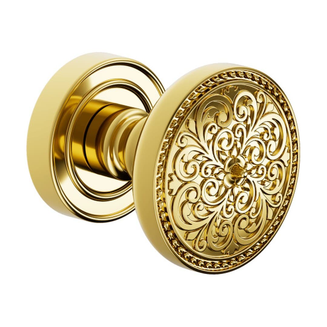 DnD Fiorenza – Πόμολο Πόρτας Ροζέτα – Polished (1520-OLV)