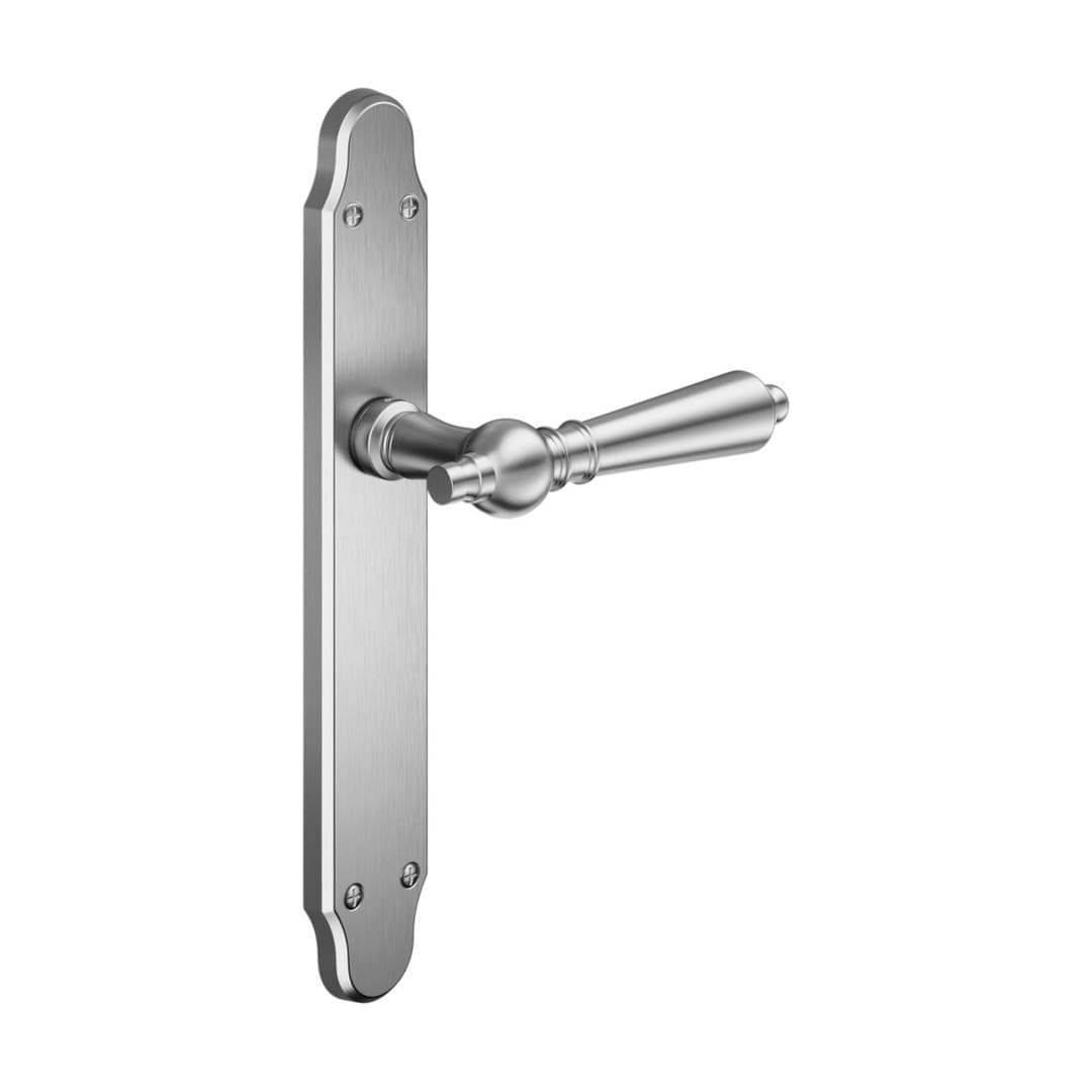 DnD Bruxelles – Πόμολο Πόρτας Πλάκα – Placca Daniela – Satin chrome (360-OCS)