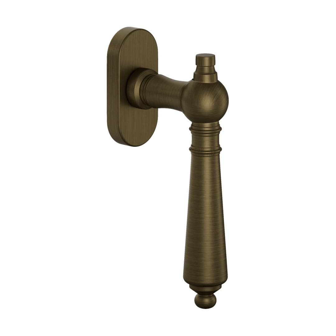 DnD Bruxelles – Πόμολο Παραθύρου – DK VIS Ovale – Matt satin bronze (363V-OGH)