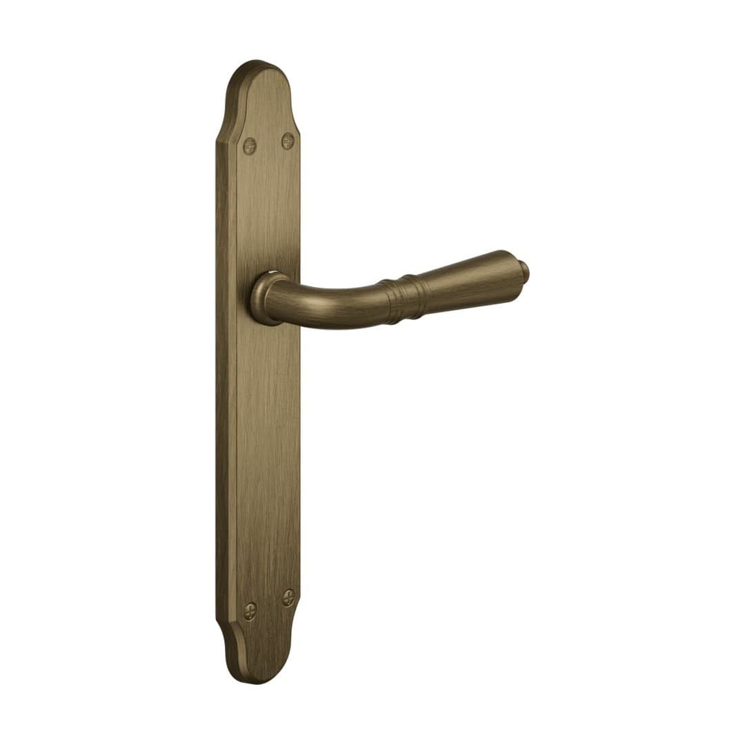 DnD Daniela – Πόμολο Πόρτας Πλάκα – Placca Daniela – Matt satin bronze (390-OGH)