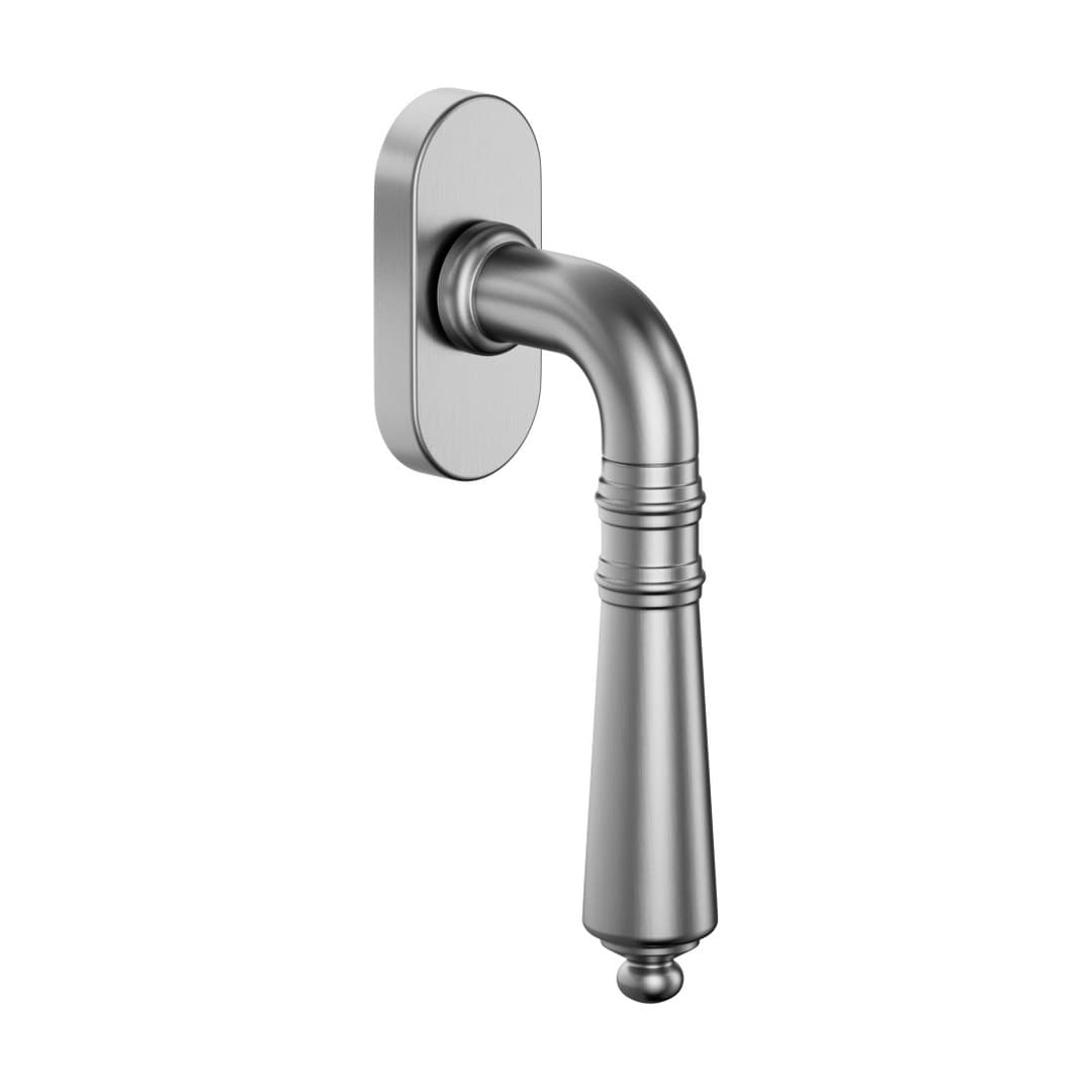 DnD Daniela – Πόμολο Παραθύρου – DK VIS Ovale – Satin chrome (396V-OCS)