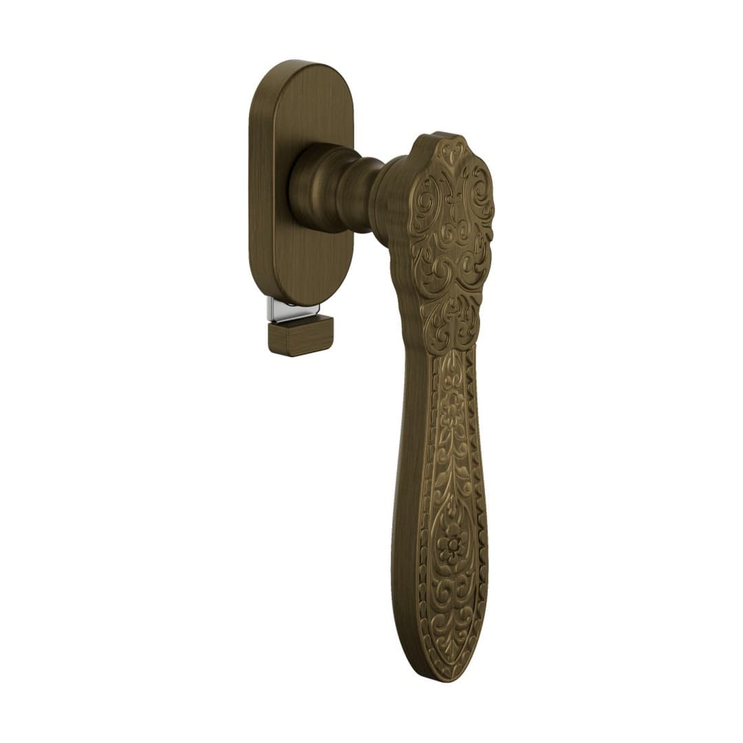 DnD Fiorenza – Πόμολο Παραθύρου – DK VIS TS Ovale – Matt satin bronze (521TS-OGH)