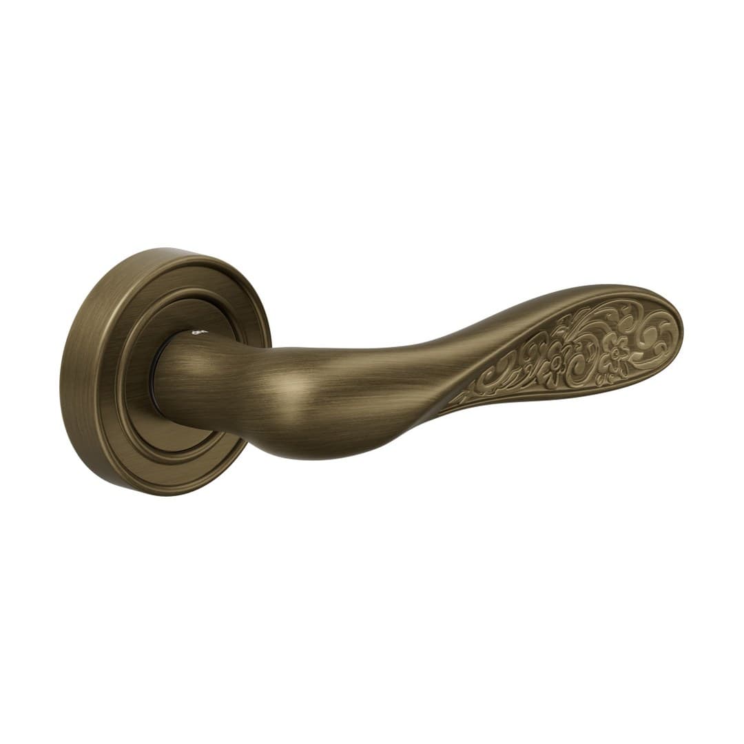 DnD Fiore – Πόμολο Πόρτας Ροζέτα – Fiorenza – Matt satin bronze (522-OGH)