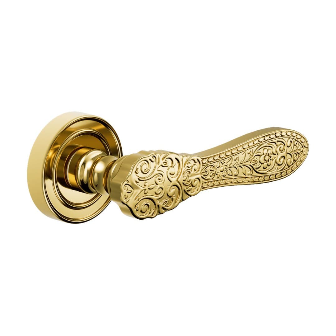 DnD Fiorenza – Πόμολο Πόρτας Ροζέτα – Fiorenza – Polished (523-OLV)