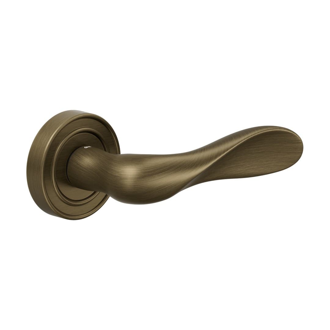 DnD Fedora – Πόμολο Πόρτας Ροζέτα – Fiorenza – Matt satin bronze (528-OGH)