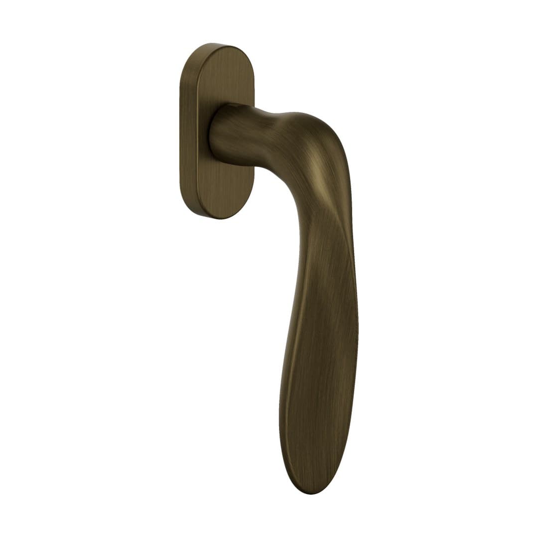 DnD Fedora – Πόμολο Παραθύρου – DK VIS Ovale – Matt satin bronze (529V-OGH)