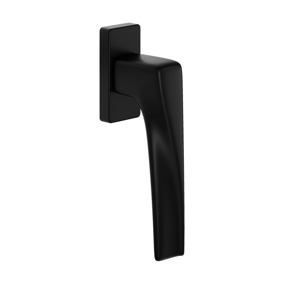 DnD Silvyana – Πόμολο Παραθύρου – DK VIS Rettangolare – Black (52QV-ONO)