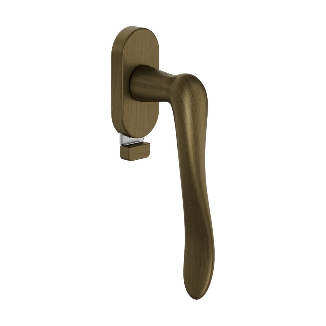 DnD Airone – Πόμολο Παραθύρου – DK VIS TS Ovale – Matt satin bronze (605TS-OGH)