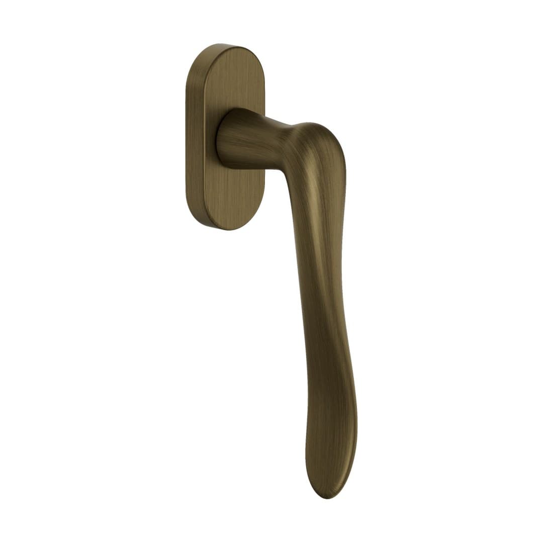 DnD Airone – Πόμολο Παραθύρου – DK VIS Ovale – Matt satin bronze (605V-OGH)