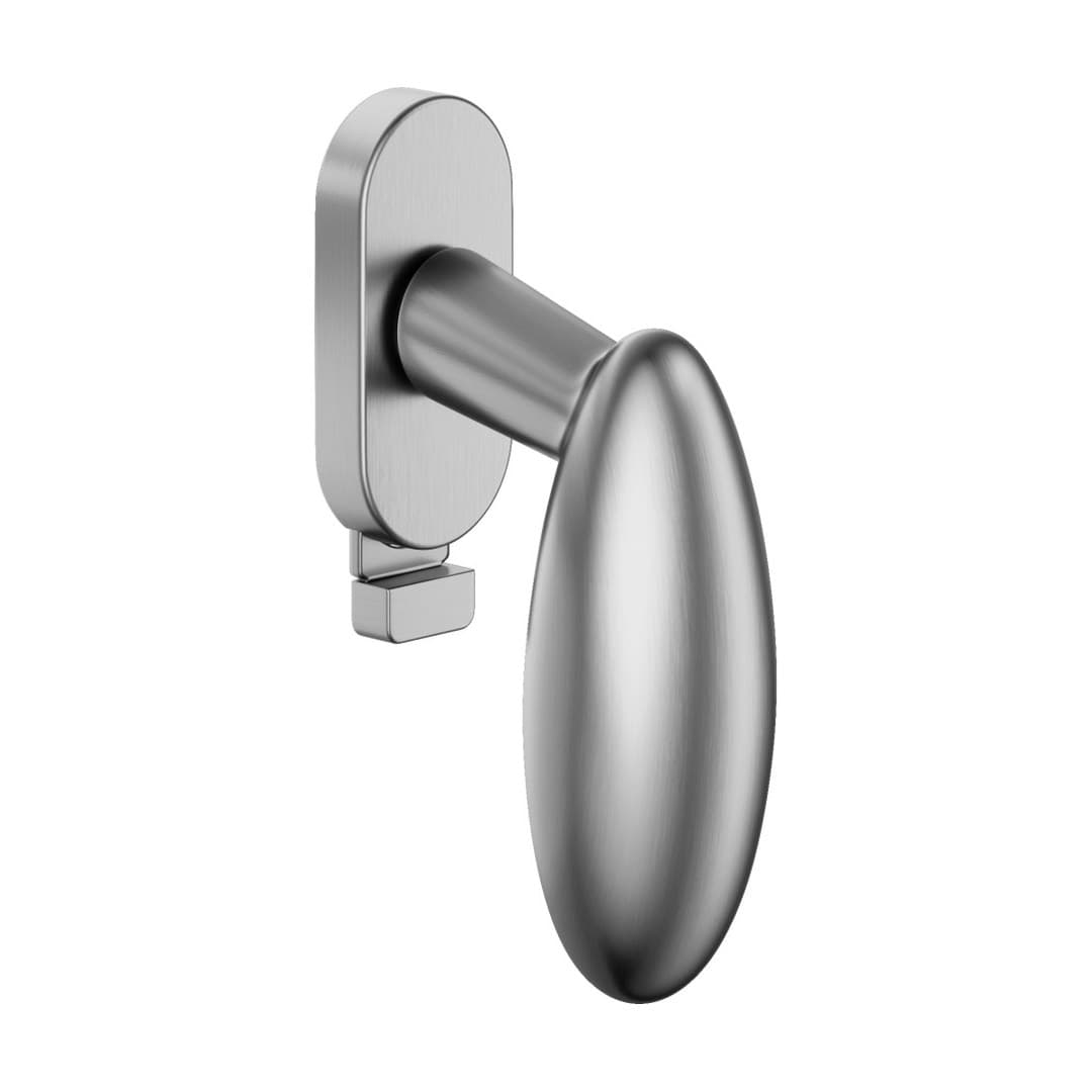 DnD Ovum – Πόμολο Παραθύρου – DK VIS TS Ovale – Satin chrome (62TS-OCS)