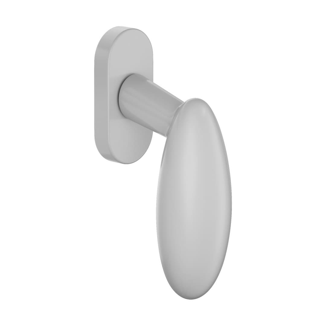 DnD Ovum – Πόμολο Παραθύρου – DK VIS Ovale – White (62V-OBN)