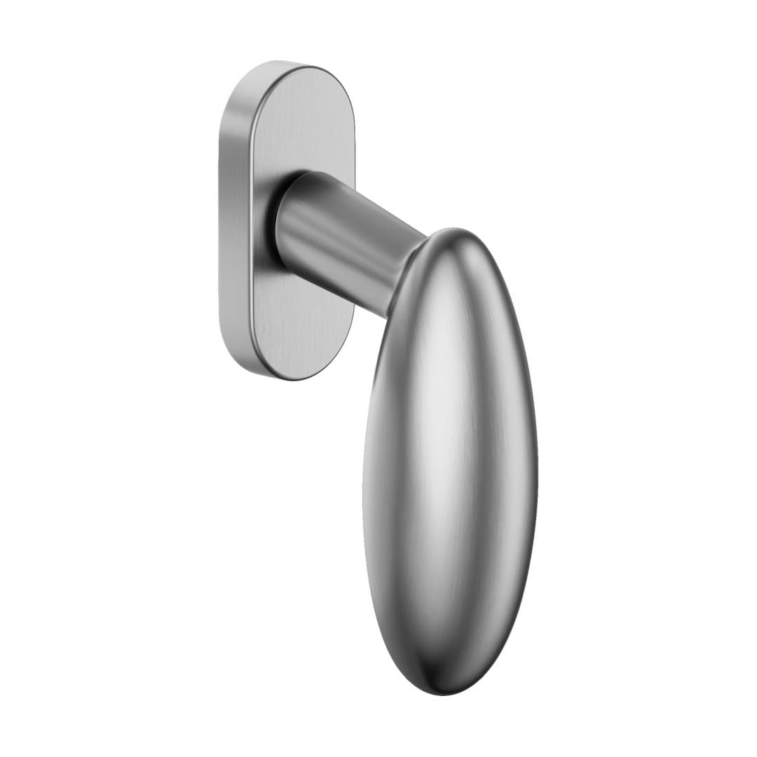 DnD Ovum – Πόμολο Παραθύρου – DK VIS Ovale – Satin chrome (62V-OCS)