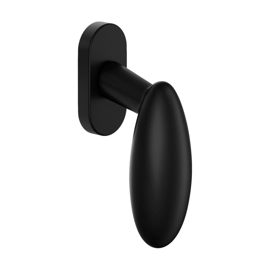 DnD Ovum – Πόμολο Παραθύρου – DK VIS Ovale – Black (62V-ONO)