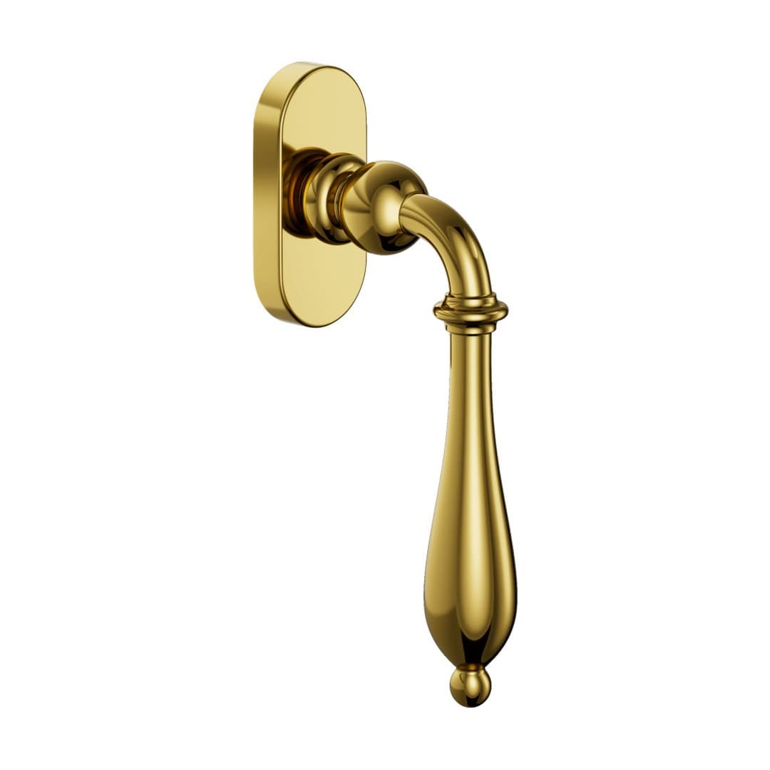 DnD Lirica – Πόμολο Παραθύρου – DK VIS Ovale – Polished (805V-OLV)