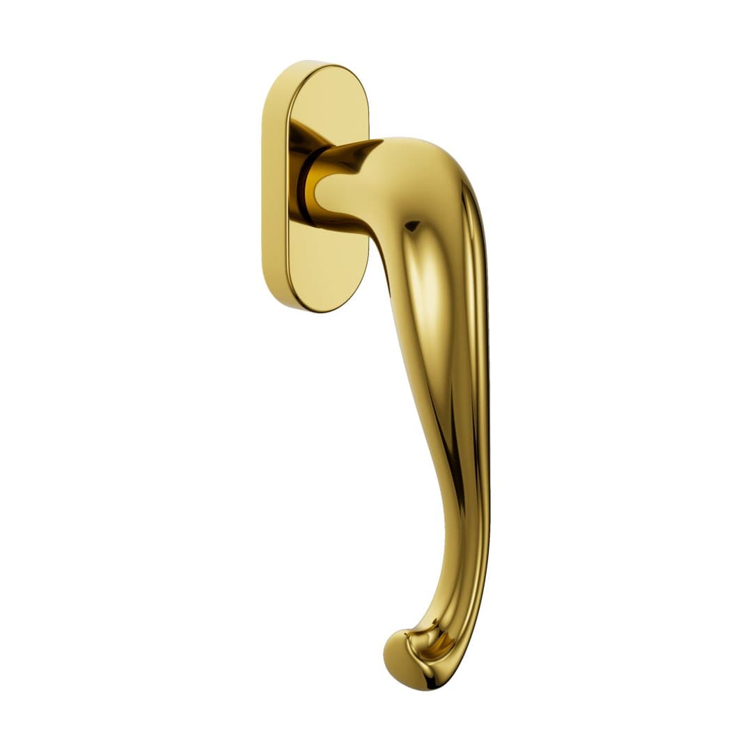 DnD Latina – Πόμολο Παραθύρου – DK VIS Ovale – Polished (829V-OLV)